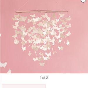 EUC - Pottery Barn Kids - butterfly Nusery mobile